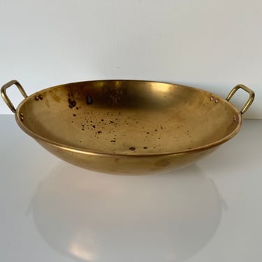 Vintage Thai Traditional Wok Brass / Bowl 