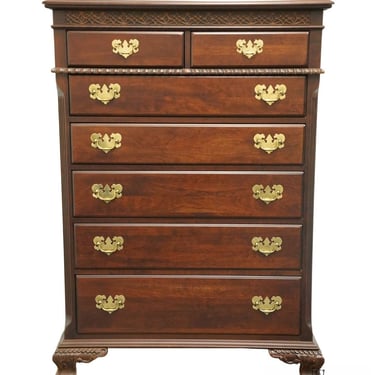 PULASKI FURNITURE Mahogany Traditional Chippendale Style 40" Chest of Drawers 