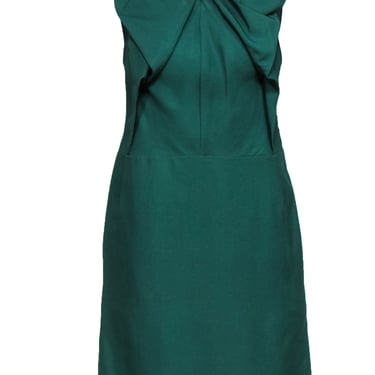 Marni - Green Cap Sleeve Sheath Dress w/ Bow Sz S