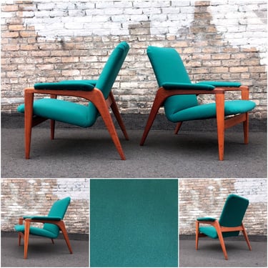 Vintage Scandinavian Modern Easy Chairs 