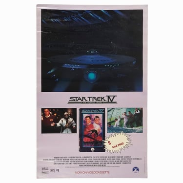 1979 Star Trek IV The Voyage Home Poster Paramount Pictures Vintage 