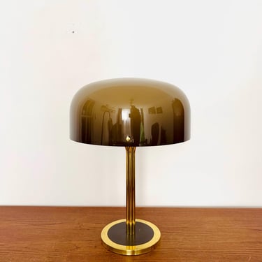 Large 1960s Space Age Brass Table Lamp 