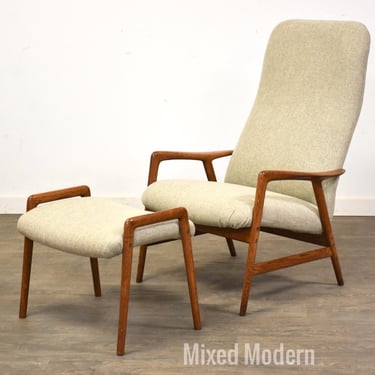 Alf Svensson Lounge Chair and Ottoman 