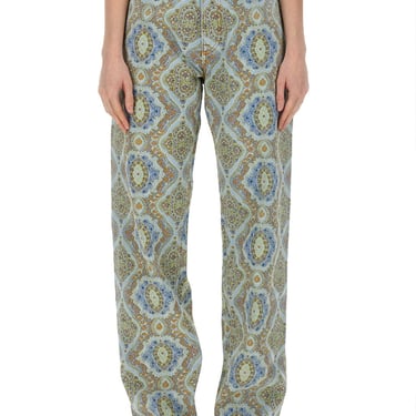 Etro Women Jeans Con Stampa Paisley