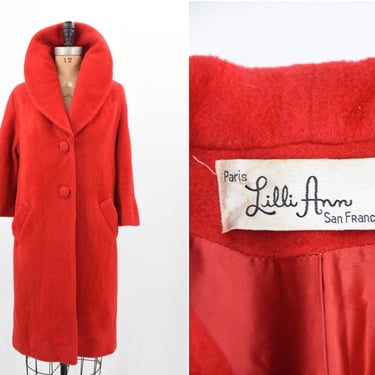 1960s Red Desire coat 