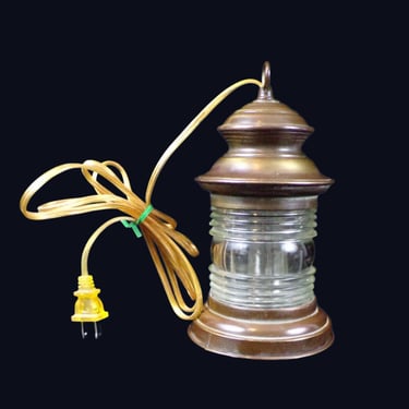 cj/ 20th Century Brass Ship's Lantern