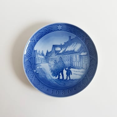 1980-1989 Royal Copenhagen Annual Christmas Plates Denmark Vintage 1980s 