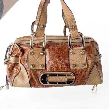 Y2K Guess Brown Mini Duffle Bag