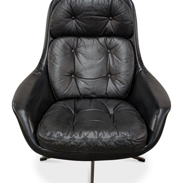 H.W. Klein Patinated Leather Lounge Chair- 112466