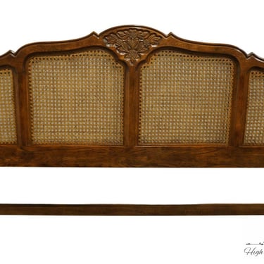 HICKORY MANUFACTURING Country French Provincial Style King Size Cane-Back Headboard 610-60 