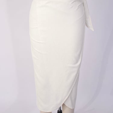 Na Nin Bobbie Raw Silk Wrap Skirt