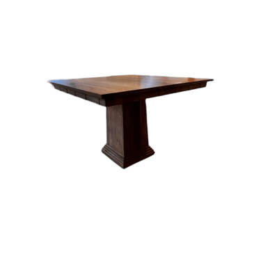 Custom Walnut Dining Table w/Pyramid Base (2 Avail.) JS188-29
