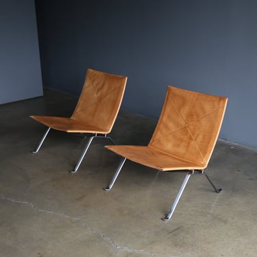 Poul Kjaerholm PK22 Lounge Chairs for Fritz Hansen