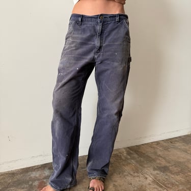 Faded Plum Carhartt Work Pants 34w