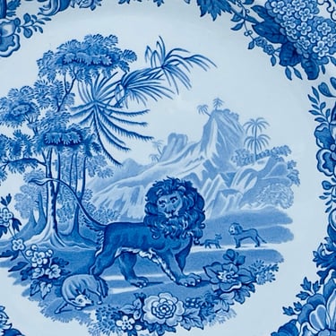 Vintage Spode Blue room Collection "Aesops Fables" Dinner Plate-Mint Condition - 10.5 