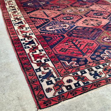 Red & Blue Anatolian Area Rug