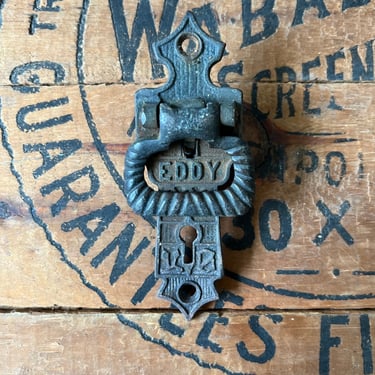 Antique Eastlake Cast Door Knocker ‘Eddy’ Custom Hardware 