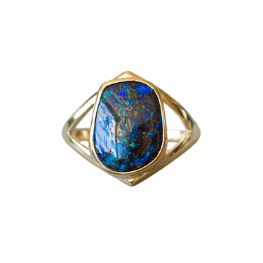 Australian Opal Cleo Ring — Corey Egan Trunk Show