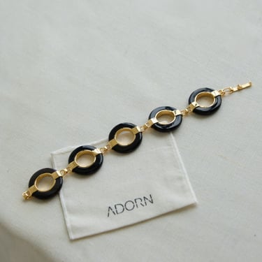 Adorn Moon Horn Bracelet - Gold Vermeil