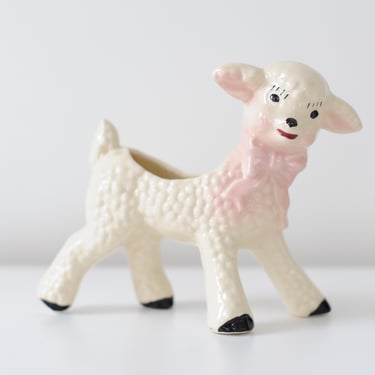 Vintage Lamb Planter 