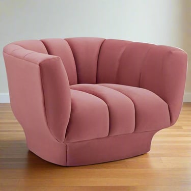 Modway Dusty Rose Entertain Vertical Tufted Performance Velvet Armchair FFE258-124