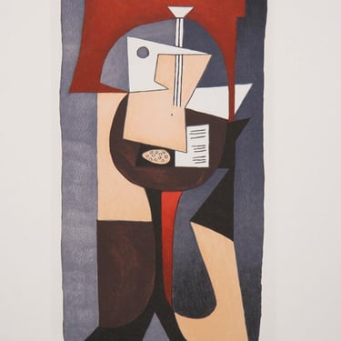 Guitare et Partition, Pablo Picasso (After), Marina Picasso Estate Lithograph Collection 