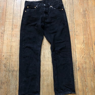 90s Levi’s 501 Black Jeans 32 