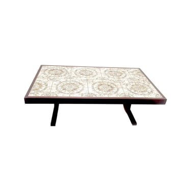 Mid Century Modern Danish Modern Rosewood tile coffee table 