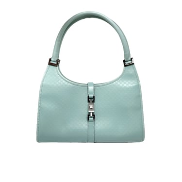 Gucci Baby Blue Logo Jackie Bag