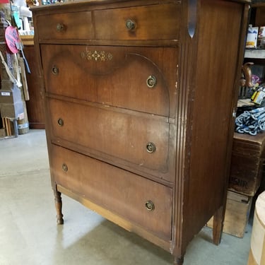 Vintage Waldron Co. Highboy Dresser W33.75 x H47 x D19