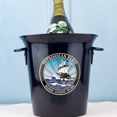 Vintage Petrossian Paris Champagne Bucket