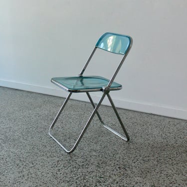 Vintage Lucite Folding Plia Chair by Giancarlo Piretti for Castelli (2 Available) 