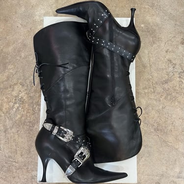 Dolce &amp; Gabbana buckle boots