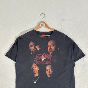 Vintage Y2k Death Row Records 2Pac Dr Dre Snoop Dogg Suge Knight T-Shirt Sz. 2XL