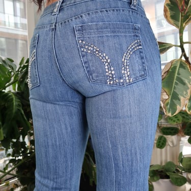 Vintage Y2K Bedazzled Sequins Jeans