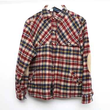 vintage WOOLRICH 1950s mid century WOOL plaid woodsmen CHORE field jacket -- size xl 