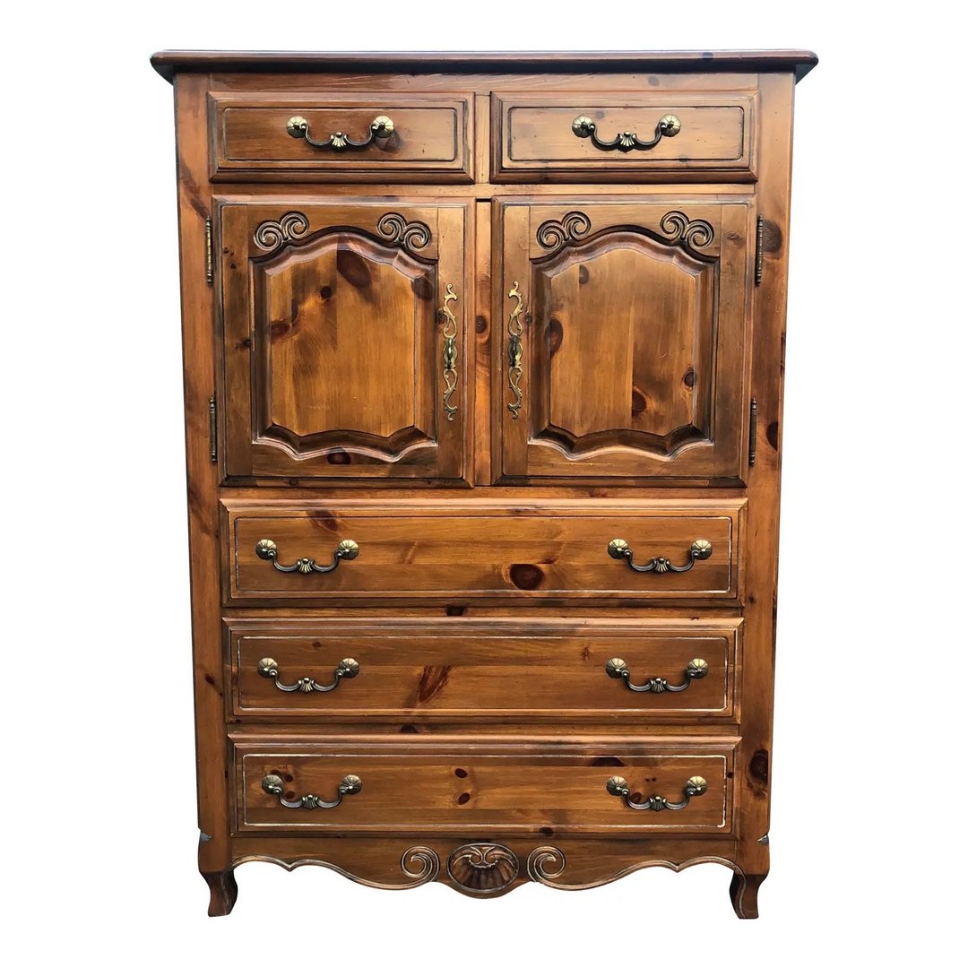 Ethan Allen Normandy Pine Gentleman’s Chest 2nd Story Trading Co