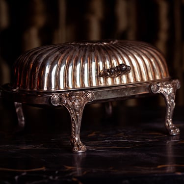 Silver Plated Butter Casket