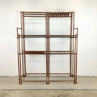 Rustic Style Copper Pipe Baker's Rack 