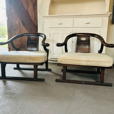 Pair of Baker "Far East" Armchairs