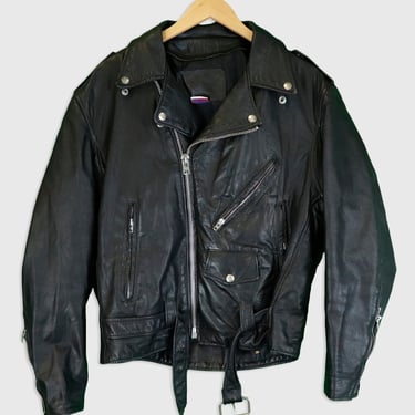 Vintage Motorcycle Made in US Leather Jacket