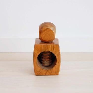 Vintage Wood Screw Nutcracker 