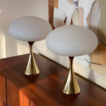 Bill Curry | Laurel Lamp Co. | Mushroom Lamps (pair) 