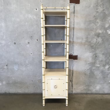 Original 1954 Hollywood Regency Bamboo Shelving #2