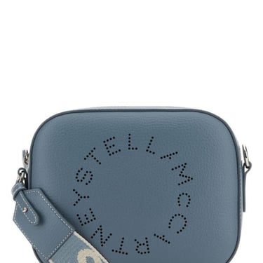 Stella Mccartney Woman Cerulean Alter Mat Small Stella Logo Crossbody Bag