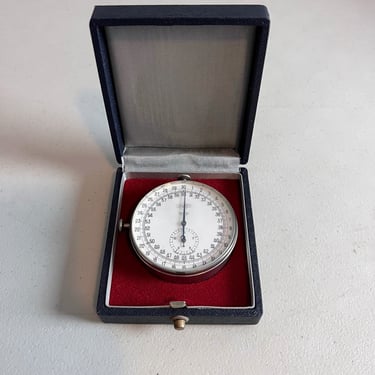 Vintage Arthur H. Thomas Jaquet Medical Stopwatch with Original Switzerland 