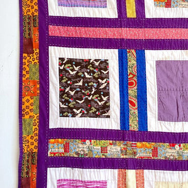 Handmade Autumn Patchwork Quilt 