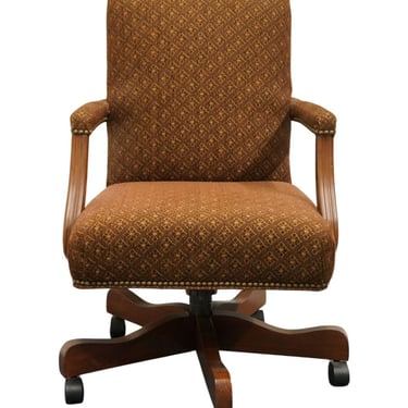 ETHAN ALLEN Contemporary Modern Upholstered Rolling Office Chair 