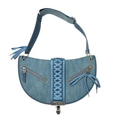 Dior Denim Corset Shoulder Bag