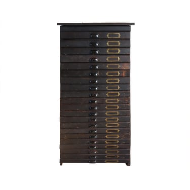 Dark Map Cabinet